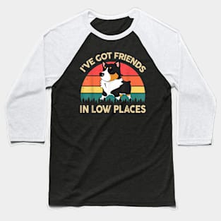 Funny Corgi Baseball T-Shirt